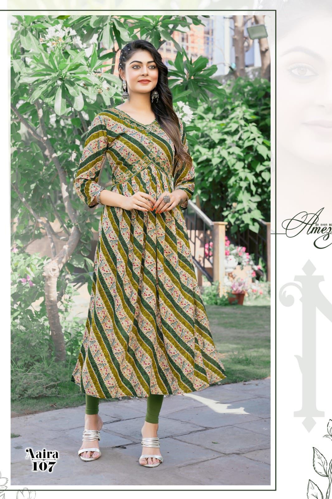 Aaira By Hirwa 101 To 107 Naira Cut Party Wear Kurtis Catalog